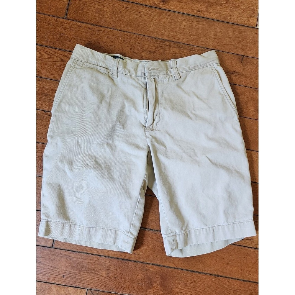 Polo Ralph Lauren Chino Shorts Mens 30 Beige Khaki Cotton Preppy Summer Casual
